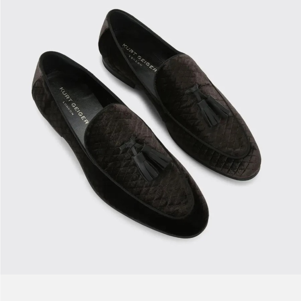 Kurt Geiger Henry Dark Brown Men's Tassel Loafers
